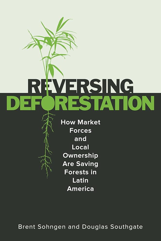 Copertina del libro Reversing deforestation