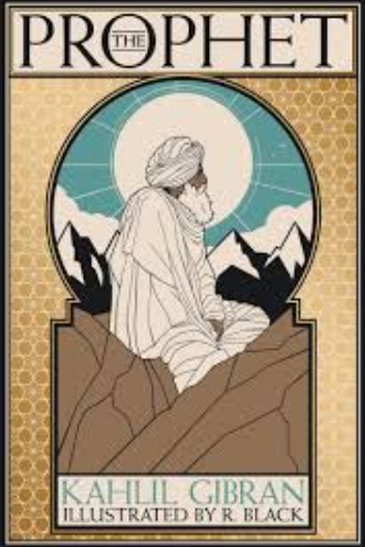 Copertina del libro "The Prophet" di Kahlil Gibran